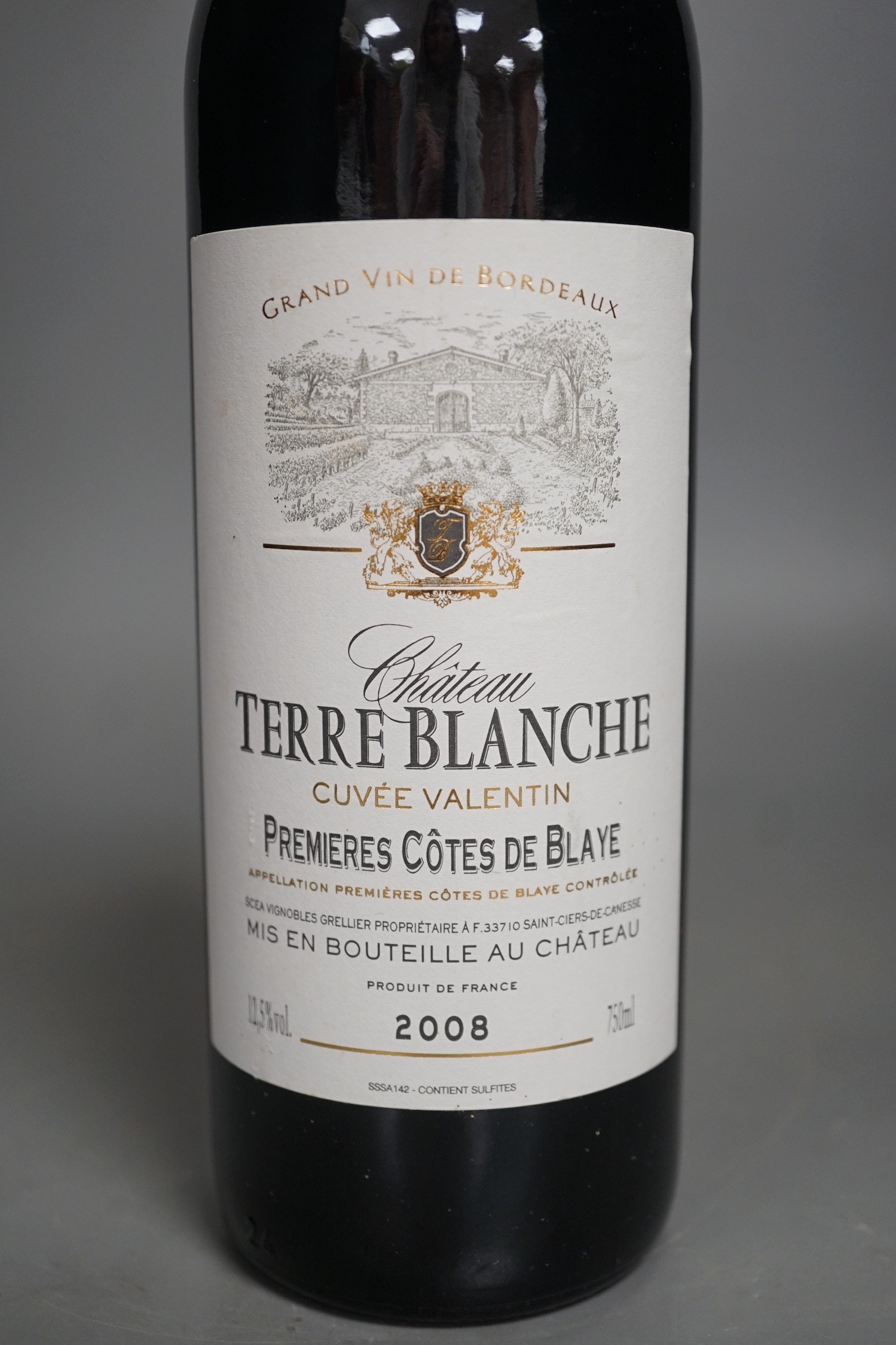 Twelve bottles of Chateau Terr-Blanche 